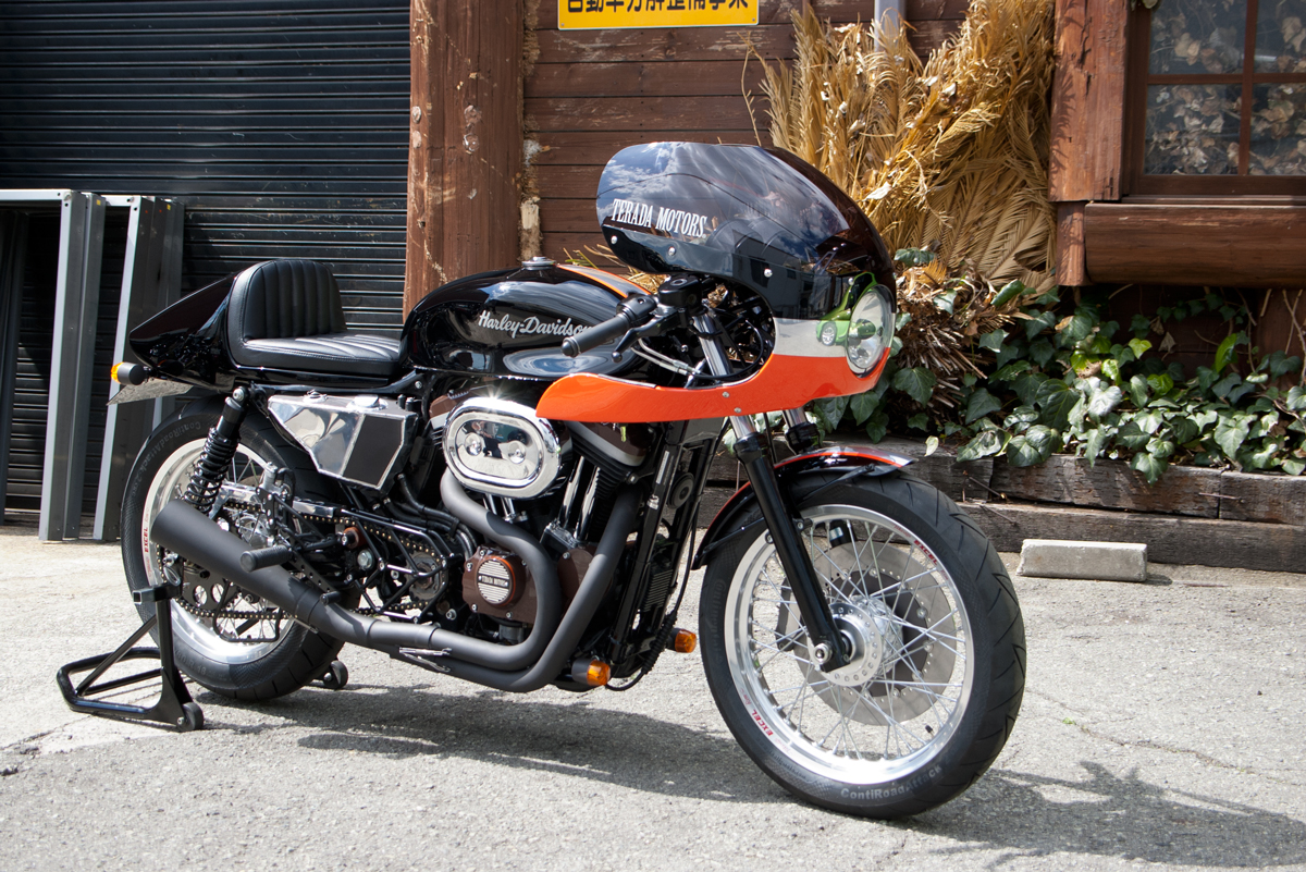 harley davidson sportster iron custom カフェレーサー