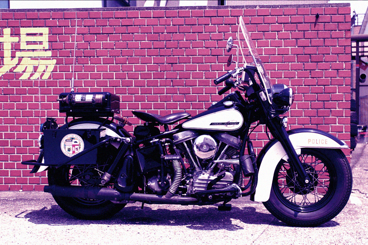 寺田モータース ハーレーダビッドソン パンヘッド ポリス panhead police